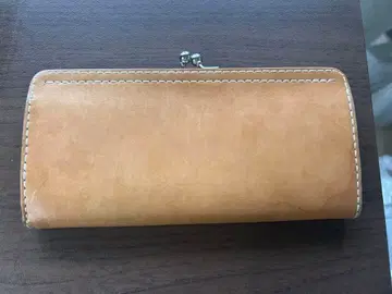 천연 가죽 핸드메이드 장지갑 고급 소재 경년 변화를 즐길 수 있는 일품