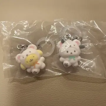 산리오 메지루시 액세서리 후와후와 스노우 포차코 폼폼푸딩