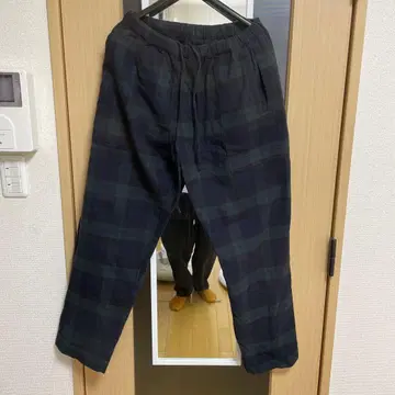 PHINGERIN 체크 무늬 이지 팬츠 M