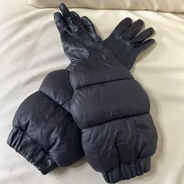 새상품급 ARISTIDE 양가죽 롱 그로브 블랙