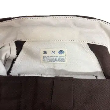 USA제 80s 치비택 Dickies 디키즈 팬츠 874 브라운