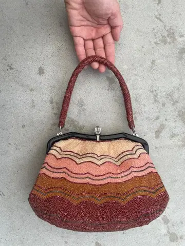 vintage 비즈백 즉흥 나유타 itimi jantiques 가방