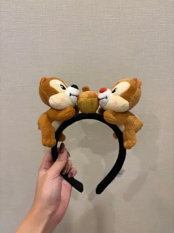 [일본 미판매 상품] 칩과 데일 머리띠 디즈니랜드