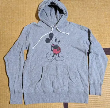 Champion 미키마우스 후드티 그레이