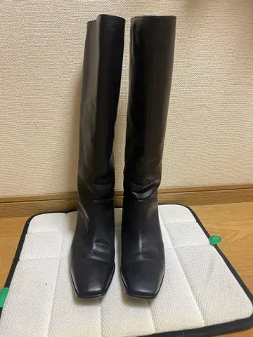 FABIO RUSCONI 블랙 롱 부츠 F-5882 36