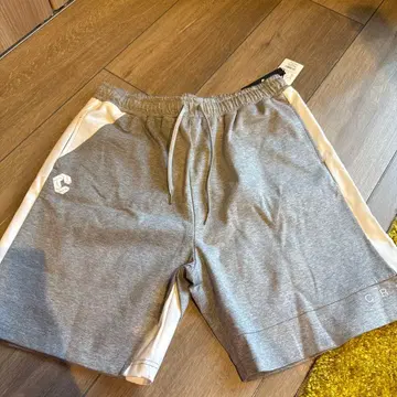 CRONOS 그레이 사이드 스트라이프 숏팬츠 L