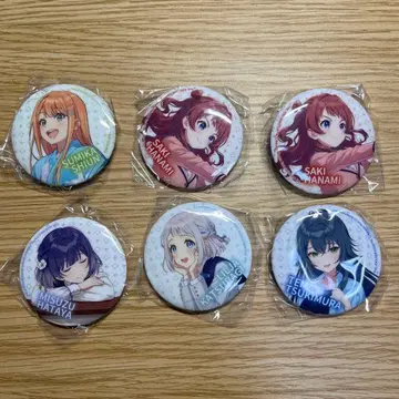학마스 캡슐 캔뱃지 테마리 사키 미스즈 세이카 리리야