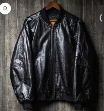 PABLO VINCI 레더 봄버 자켓