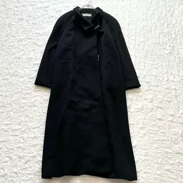 라푸치 이메일 9AR 캐시미어 100% 롱 더플 코트 토글 버튼