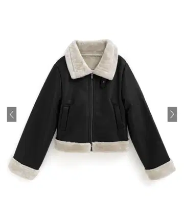 GRL 그레일 퍼 가죽 블루종[fo2046]