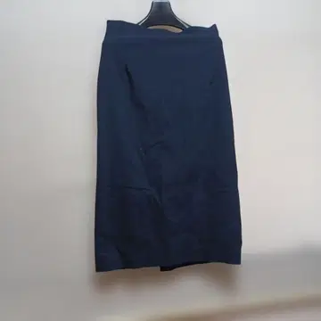 LOUNIE 네이비 타이트 롱 스커트