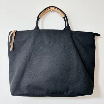 미사용급 캠퍼스 토트백 무지 블랙 A4 가능 심플