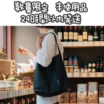 DEAN & DELUCA 코튼 토트백 블랙 L 사이즈 수량 한정