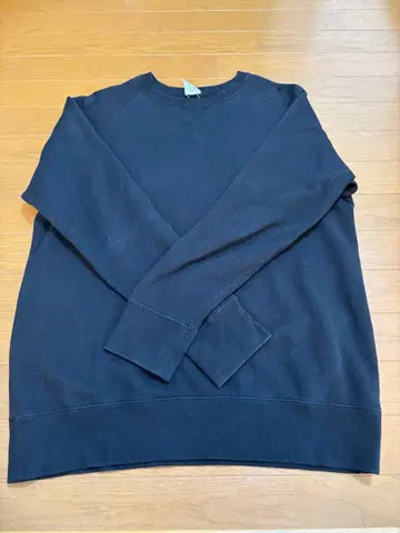 LOOPWHEELER 블랙 맨투맨 X.LARGE