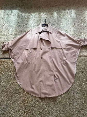 SALON (베이지) 판초 트렌치코트