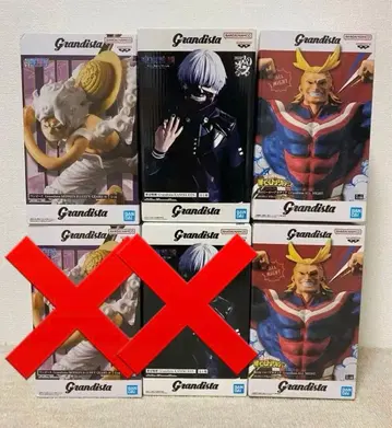 니카 루피 & 카네키 켄 & 올마이트 Grandista 피규어 4개 세트