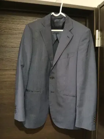 BEAMSHEART 네이비 테일러드 자켓 싱글