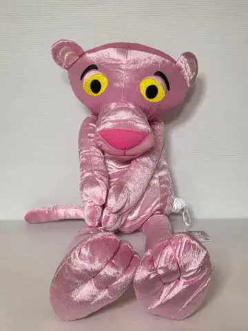 핑크 팬서 봉제 인형 약 30cm