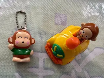 산리오 오사루노몬키치 키링 미니카 세트 레어