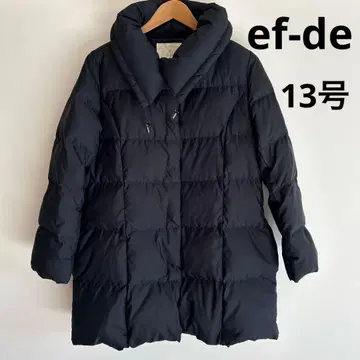 ef-de 에프데 롱 다운 코트 네이비 13호
