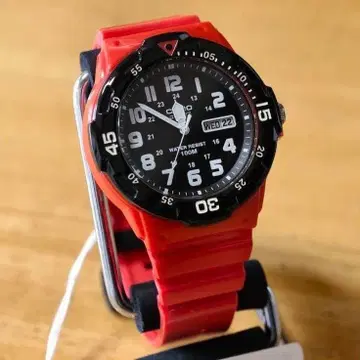 새상품 카시오 CASIO 해외 모델 손목시계 MRW-200HC-4B 레드