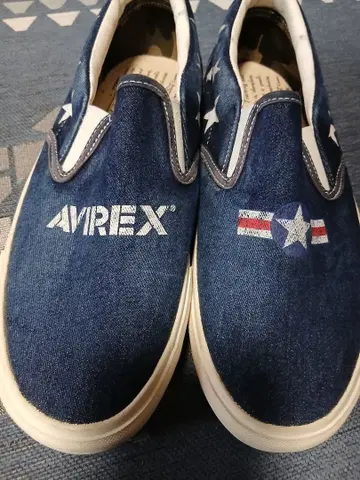 AVIREX 데님 슬립온 27cm