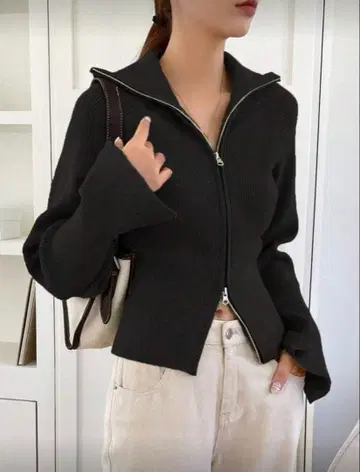 쉬인 SHEIN 지퍼 스웨터 가디건
