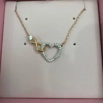 Swarovski 하트 인피니티 목걸이 [ 새상품 ]