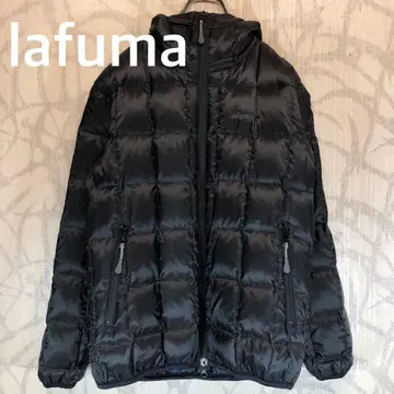 새상품급 라프마 lafuma 블랙 다운 자켓 가슴 자수 로고