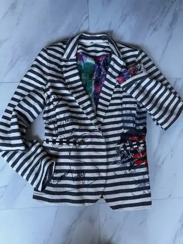 Desigual 스트라이프 재킷