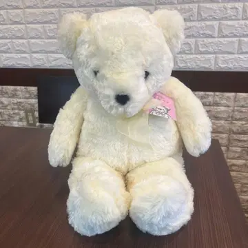 크리스마스 선물로 크림색 봉제 인형 약 66cm