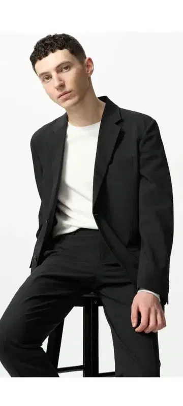 유니클로 감동 자켓 블랙 XXL (3L)