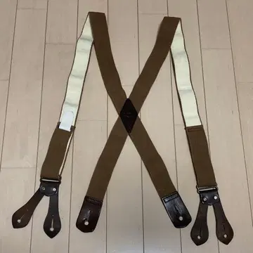 필슨 Filson USA제 서스펜더 천연 가죽 x 평 밴딩