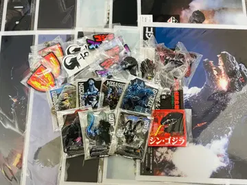 고질라 제일복권 묶음 판매 G상 컴프 몬스터 헤드 마그넷 4개 기타