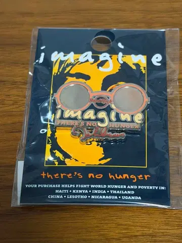 하드 록 카페 핀 배지 John Lennon imagine