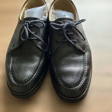 미사용품급 페달라 에어사이클 블랙 주름 가죽 신발 24cm EEEE