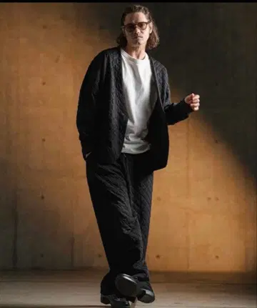 GLIM CLAP M 사이즈 퀼팅 자켓 & 팬츠 셋업