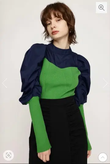 슬라이 SLY WOVEN SLEEVE DOCKING 상의