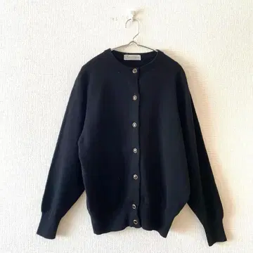 [테스타비에라] 니트 가디건 캐시미어 100% 모 100% 풀 버튼 L