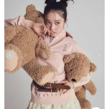 릴리 브라운 릴리 베어 폴로 맨투맨 web 한정판 핑크