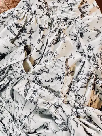 SNIDEL 플라워 프린트 원피스