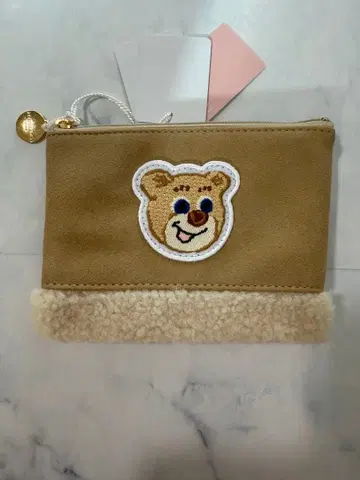 [택 포함 새상품] 페이저 올드 테디 와펜 보아 파우치