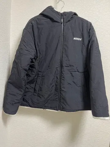 NERDY 널디 리버서블 양면 후드 자켓 다운 미사용 새상품