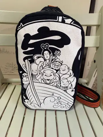 보물선 앞치마 바디백