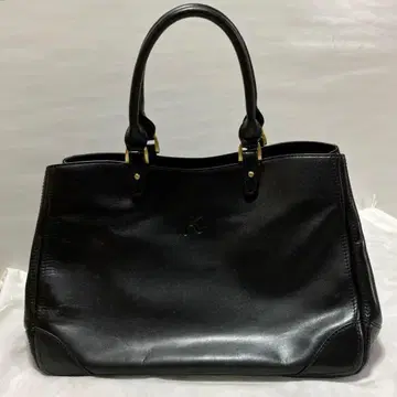 키타무라 ( Kitamura ) 가죽 토트백 블랙 미사용