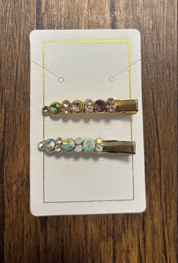 acca 헤어 클립 2점