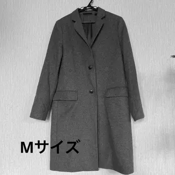 [유니클로] UNIQLO 울 캐시미어 체스터 코트 그레이