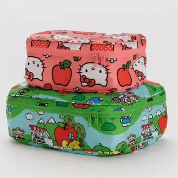 새상품 BAGGU 헬로키티 & 프렌즈 큐브 세트