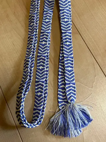 새상품 도명사 사용 허리띠 백국 수조 화이트 블루 계열