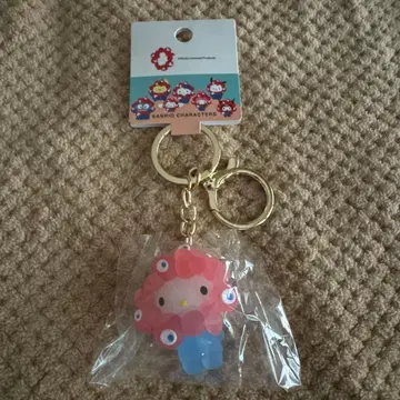 산리오 콜라보 미야쿠미야쿠 입체 마스코트 클리어 헬로키티